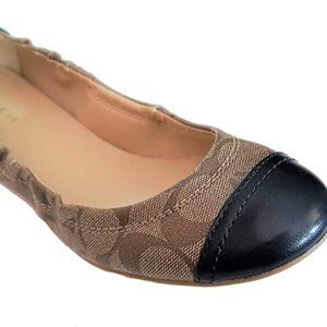 Coach Callie Ballet Flat Sandals Shoes 7M